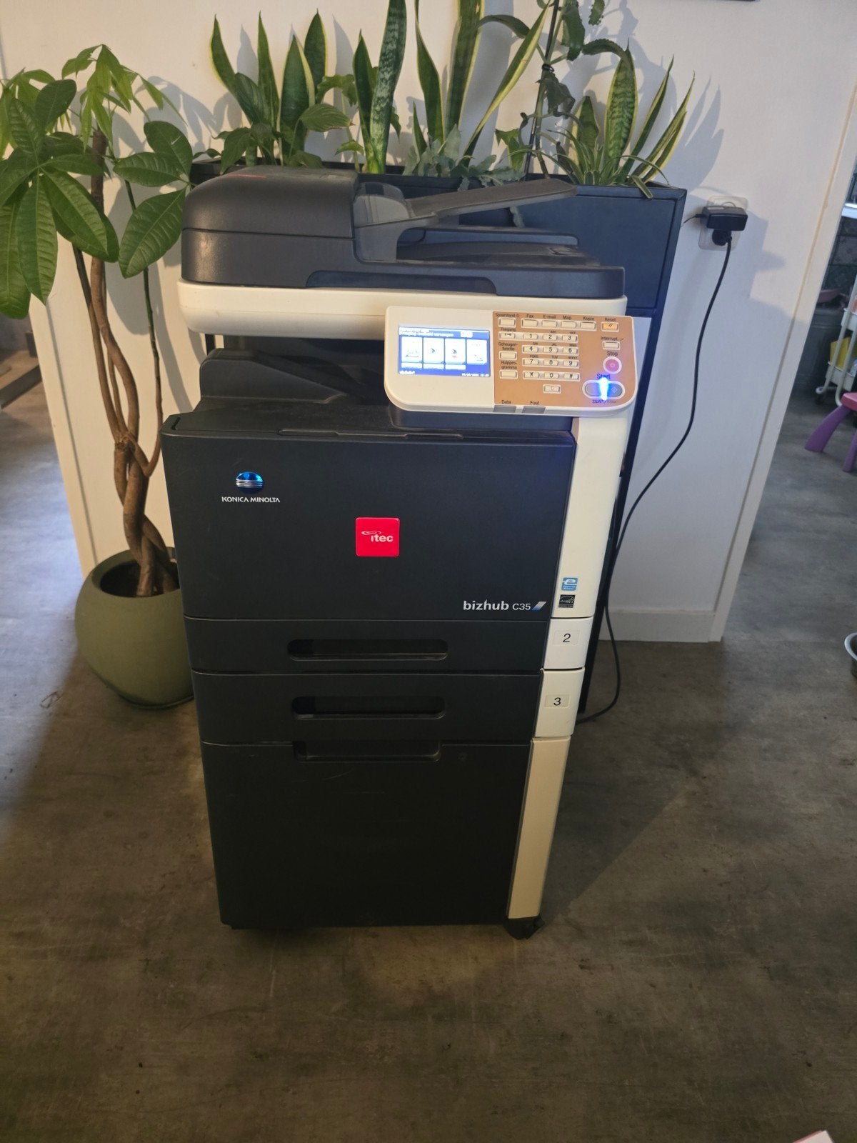 Konica Minolta bizhub C35 kleuren multifunctionele printer, Computers en Software, Printers, Ophalen, Gebruikt, All-in-one, Konica Minolta