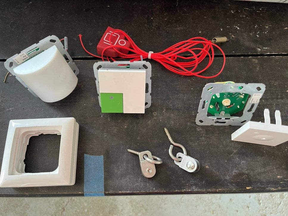 Gira system 55 inbouw. miva set compleet zuiver wit 291403, Ophalen of Verzenden, Zo goed als nieuw, Gira, Overige typen