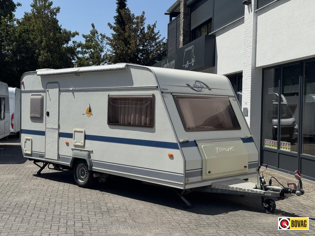 Bergland Bergland 430, Mover, Voortent, Caravans en Kamperen, Overige merken, Overige typen, Schokbreker, Treinzit