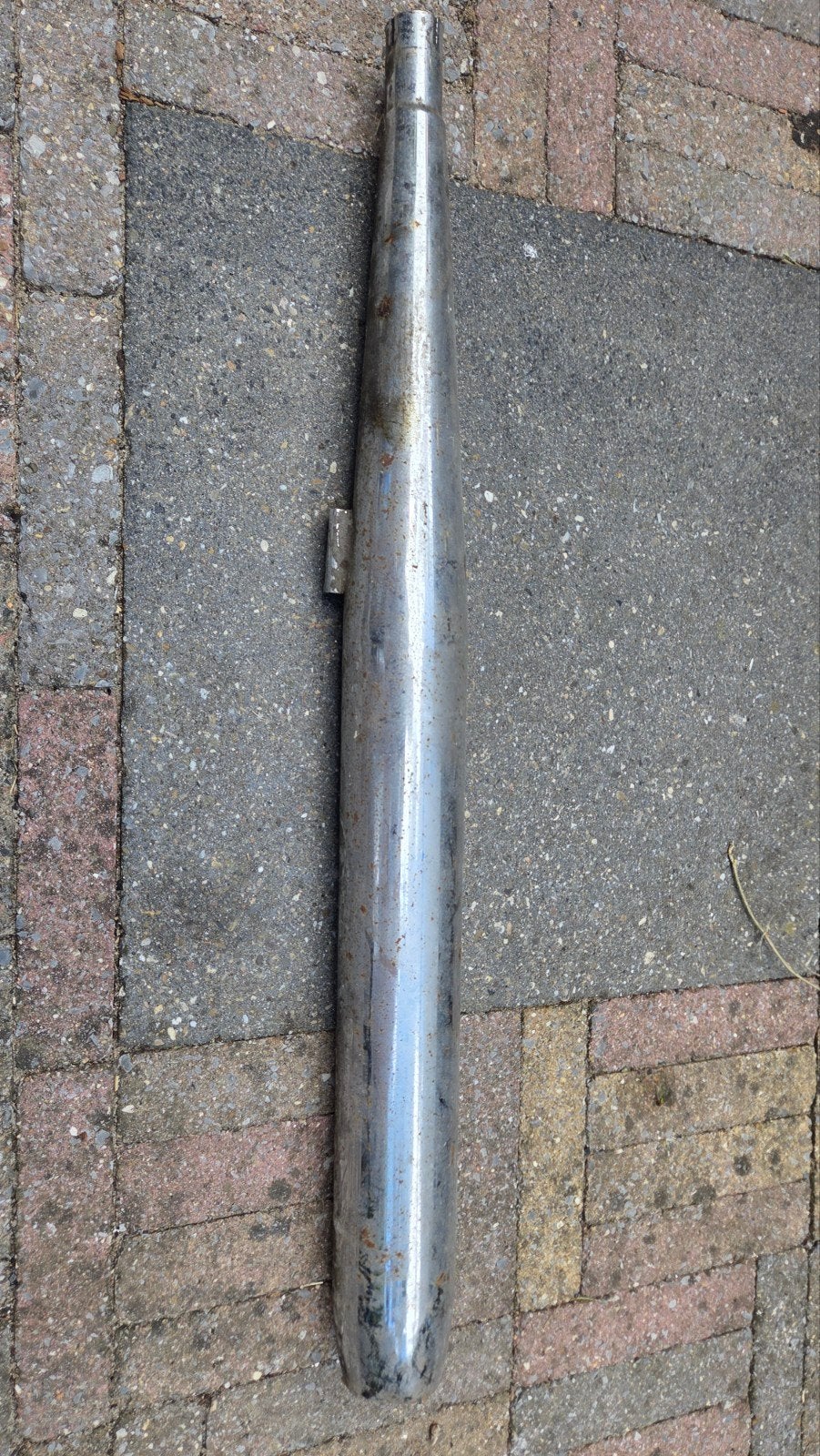 Uitlaatdemper, waarschijnlijk Puch., Ophalen of Verzenden, Gebruikt, Uitlaat