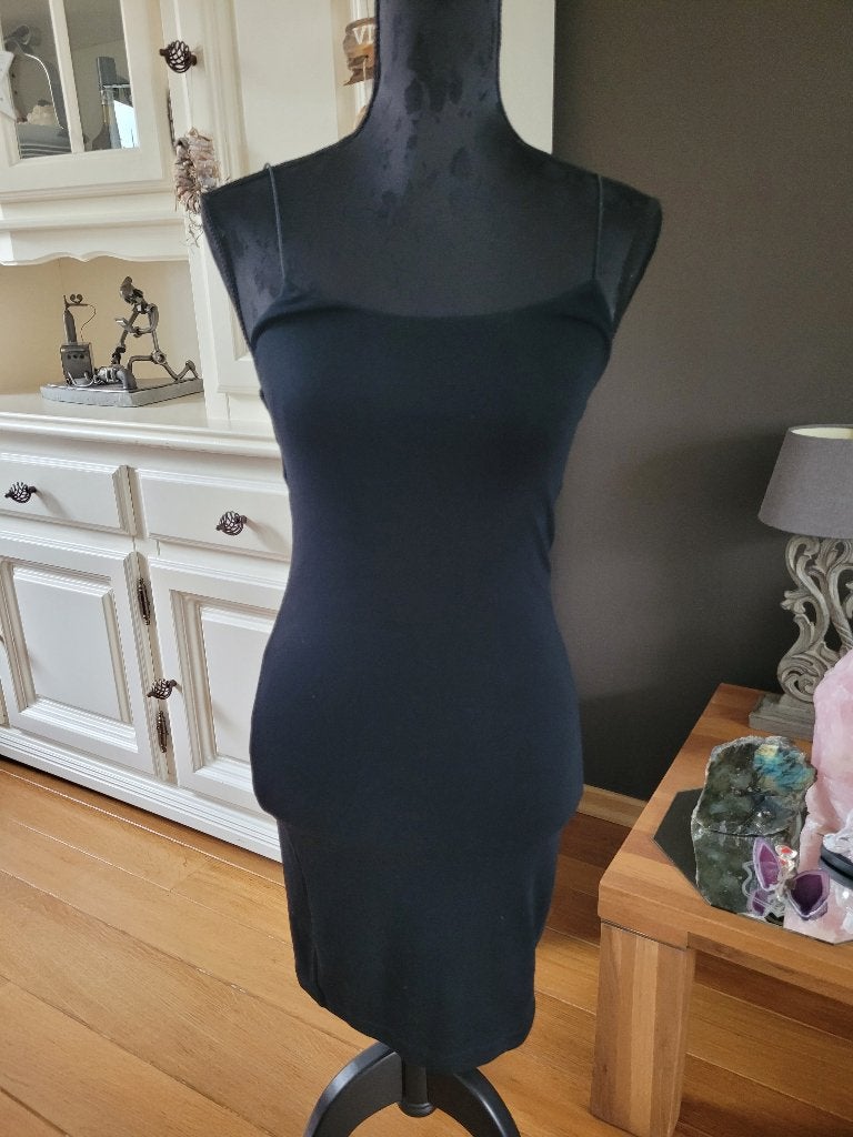 ZARA little black dress minijurk mini jurkje maat M valt S, Kleding | Dames, Nieuw, Ophalen of Verzenden, Maat 36 (S), Boven de knie