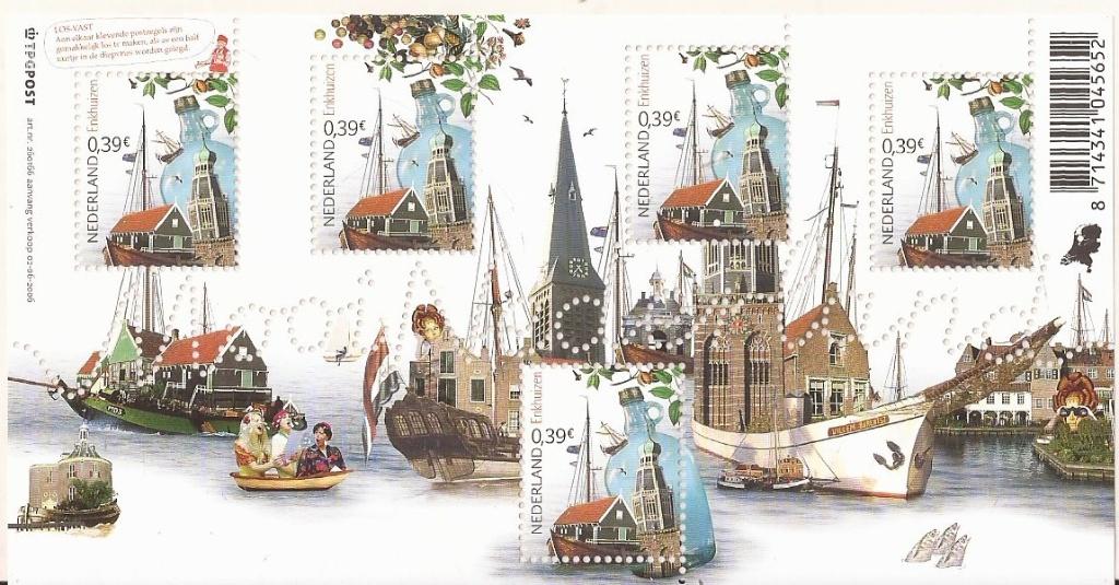 Postzegelvelletje Mooi Nederland Enkhuizen Postfris Prachtig, Postzegels en Munten, Postzegels | Nederland, Ophalen of Verzenden