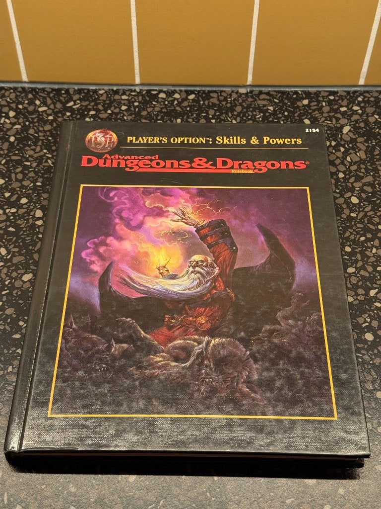 AD&D Dungeons Dragons 2e Skills and Powers 1st print, Ophalen of Verzenden, Gebruikt, TSR