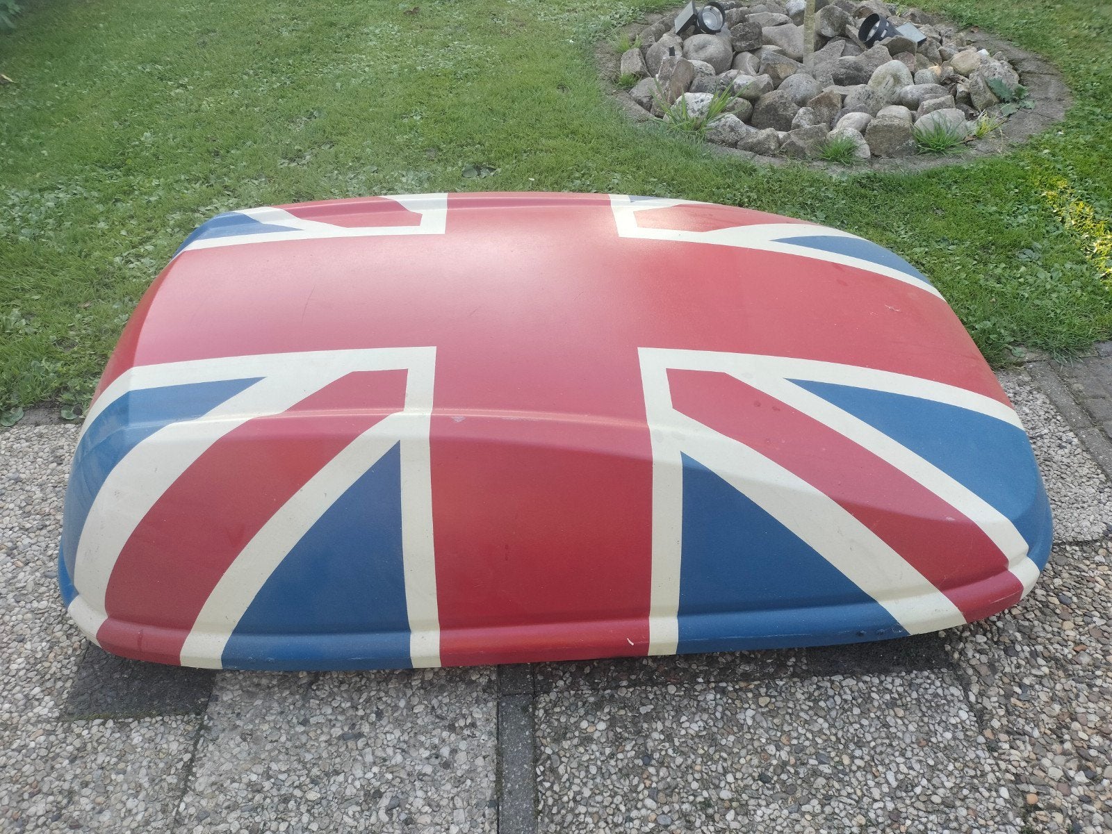 Dakkoffer met Union Jack design, Ophalen, Gebruikt