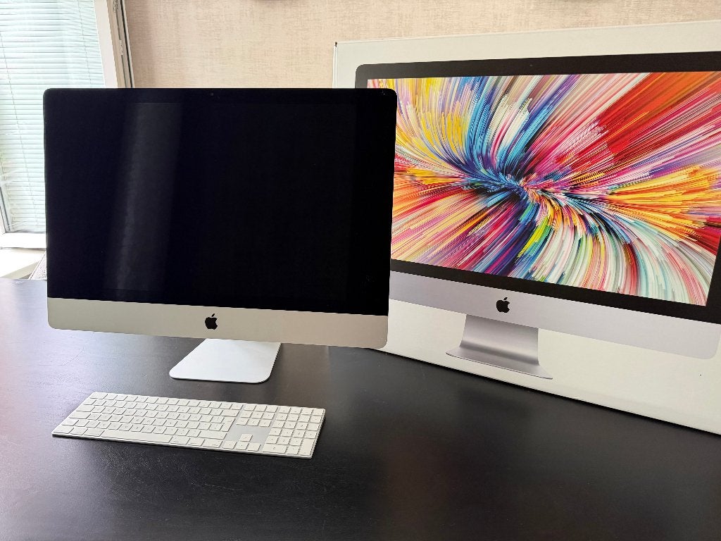 iMac 27 inch 5K Retina, 32GB RAM, 1TB SSD, met doos, zgan, Computers en Software, Ophalen, 32 GB, SSD, IMac
