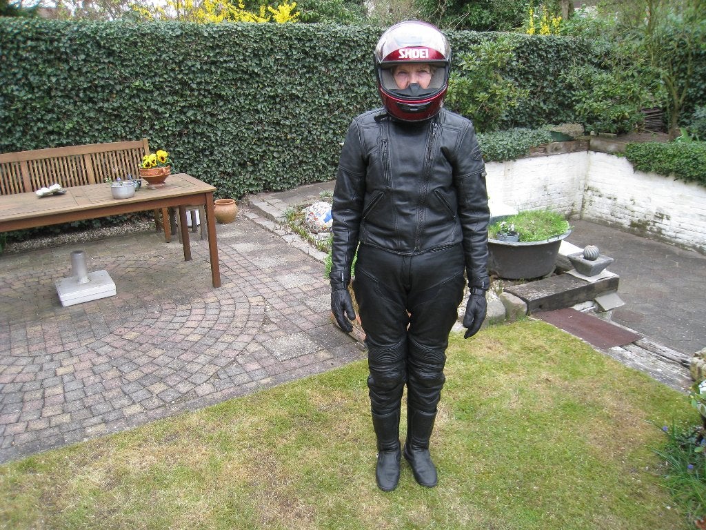 leren dames motorpak mt.38, Motoren, Ophalen of Verzenden, Tweedehands, Dames, Combipak