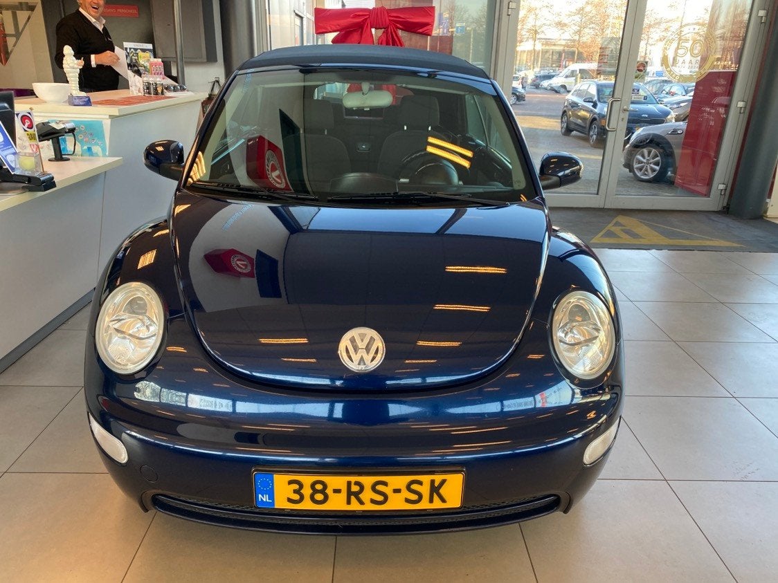 Volkswagen New Beetle Cabriolet 1.6 Turijn ComfortNL Auto,1E, Auto's, Stof, Gebruikt, Beetle (Kever), 4 cilinders