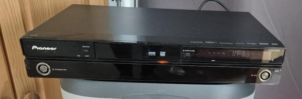 Pioneer DVR-LX60 HDD/DVD Recorder 250GB + afstandsbediening, Ophalen of Verzenden, Gebruikt, Dvd-recorder, Pioneer