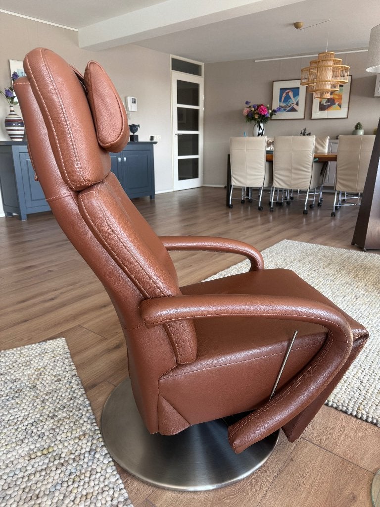 Relaxfauteuils verstelbaar a 275 euro, Huis en Inrichting, Fauteuils, Minder dan 75 cm, Design, Ophalen of Verzenden, Zo goed als nieuw