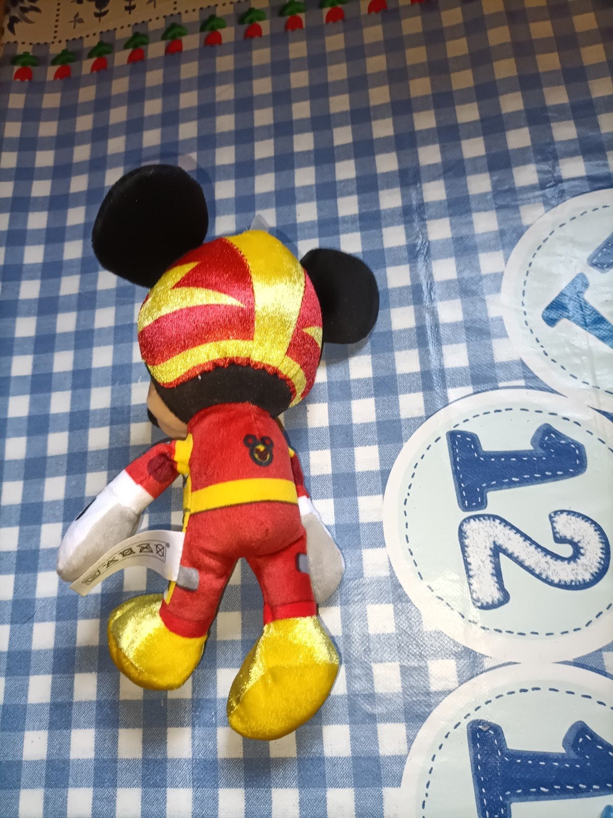 Minnie Mouse knuffel Formule I Disney Nicotoy 20 cm groot, Ophalen of Verzenden, Zo goed als nieuw, Overige typen