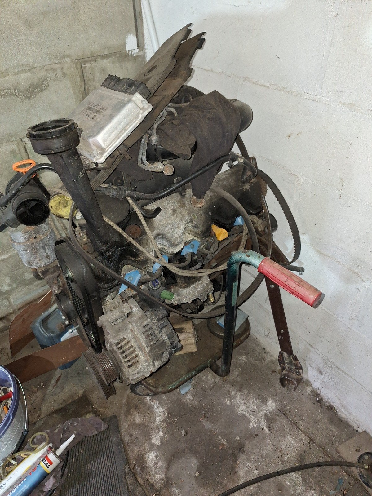 Volkswagen T4 Diesel Motorblok AJT met ECU en LMM, Ophalen, Volkswagen