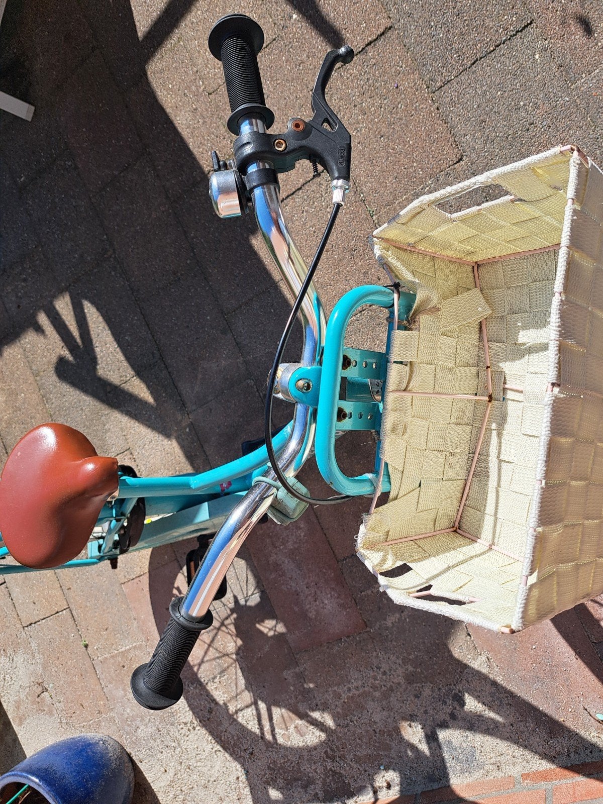 Meisjesfiets 20 inch, Gebruikt, Velgrem, Ophalen of Verzenden, Handrem