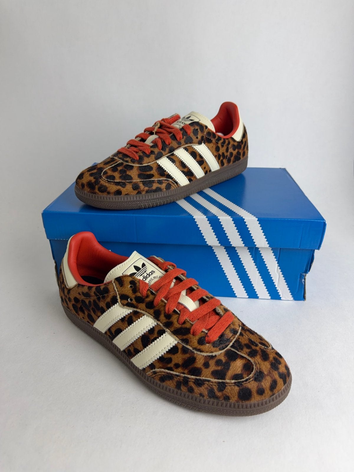 Adidas Samba OG W Leopard Print Sneakers Maat 40, Bruin, Nieuw, Ophalen of Verzenden, Sneakers of Gympen