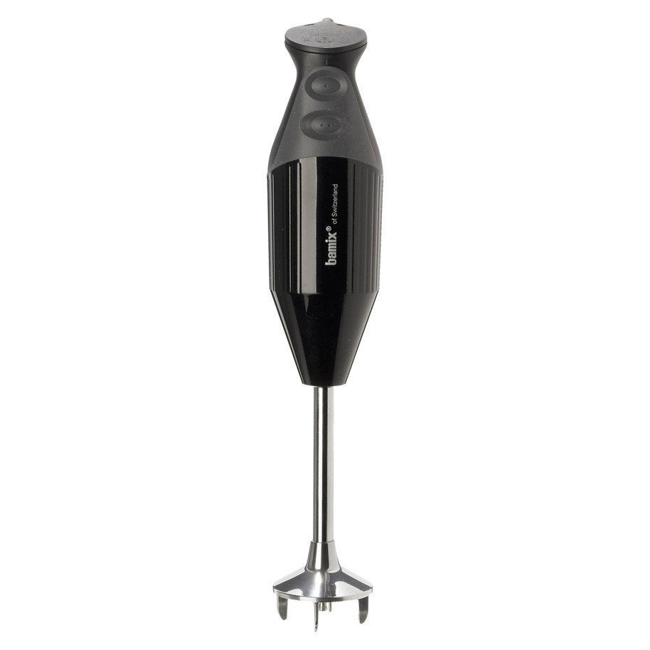 Bamix M200 staafmixer zwart + processormolen, 10x gebruikt, Minder dan 1 liter, Ophalen of Verzenden, Zo goed als nieuw, 3 snelheden of meer