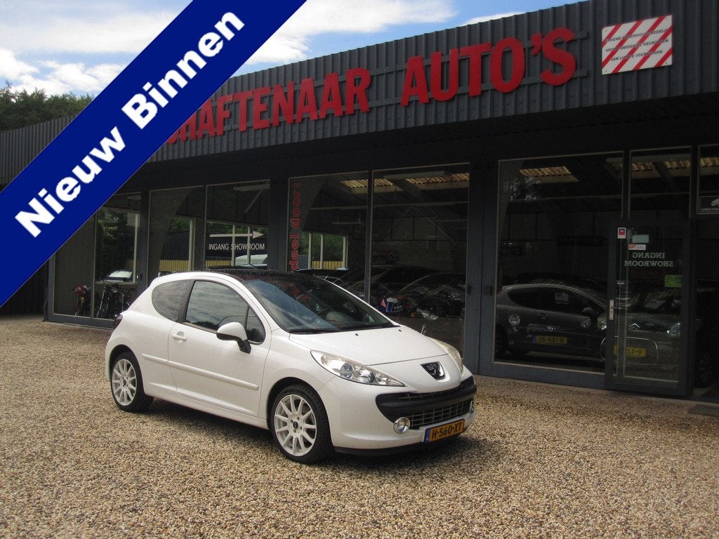 Peugeot 207 1.6-16V T Le Mans zeer sportief en goed onderhou, Auto's, Peugeot, Gebruikt, Zwart, 4 cilinders, 150 pk