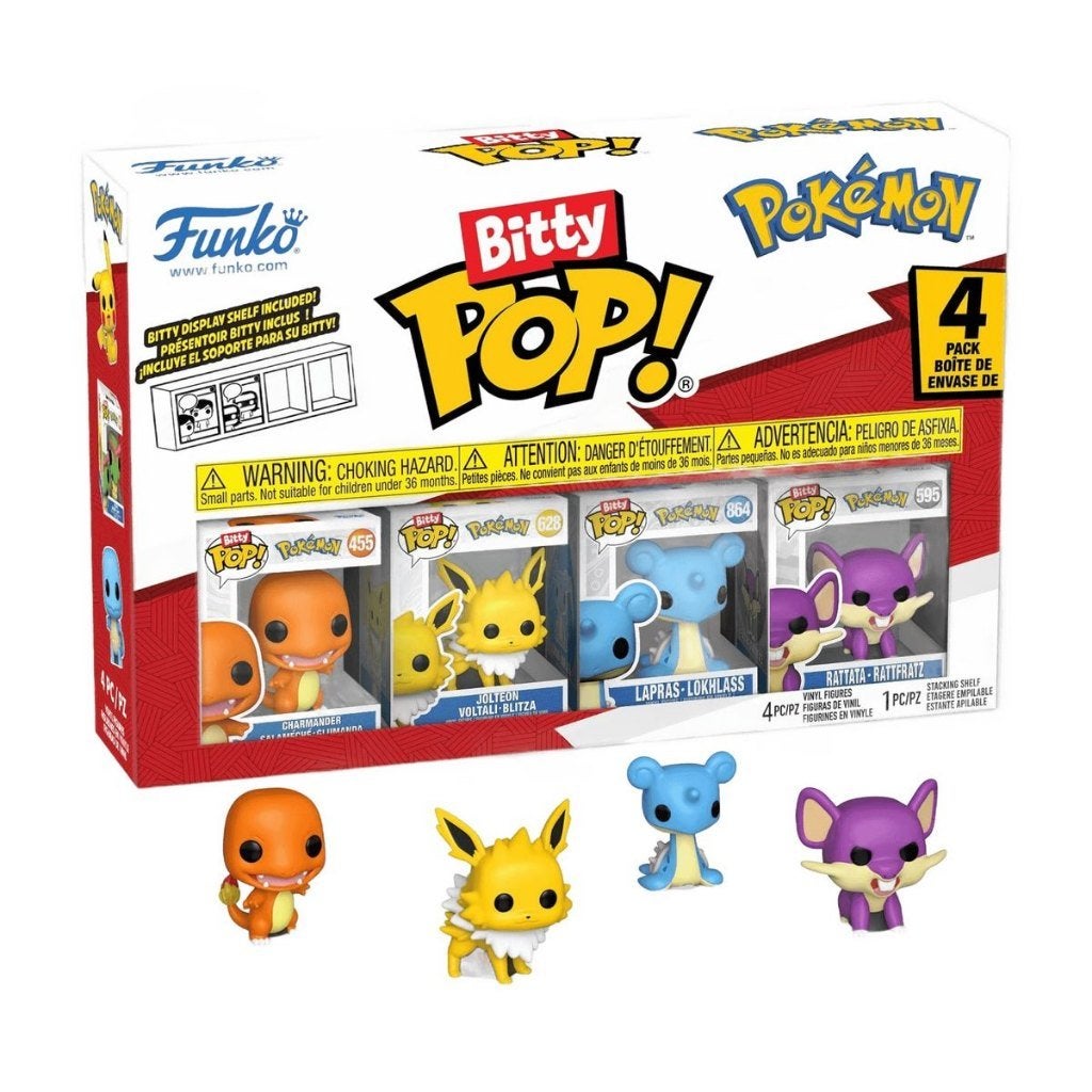 Pokémon Bitty POP! Vinyl Figure 4-Pack Series 2 2 cm, Heo GmbH, Nieuw, Ophalen of Verzenden, Info@heogmbh.de