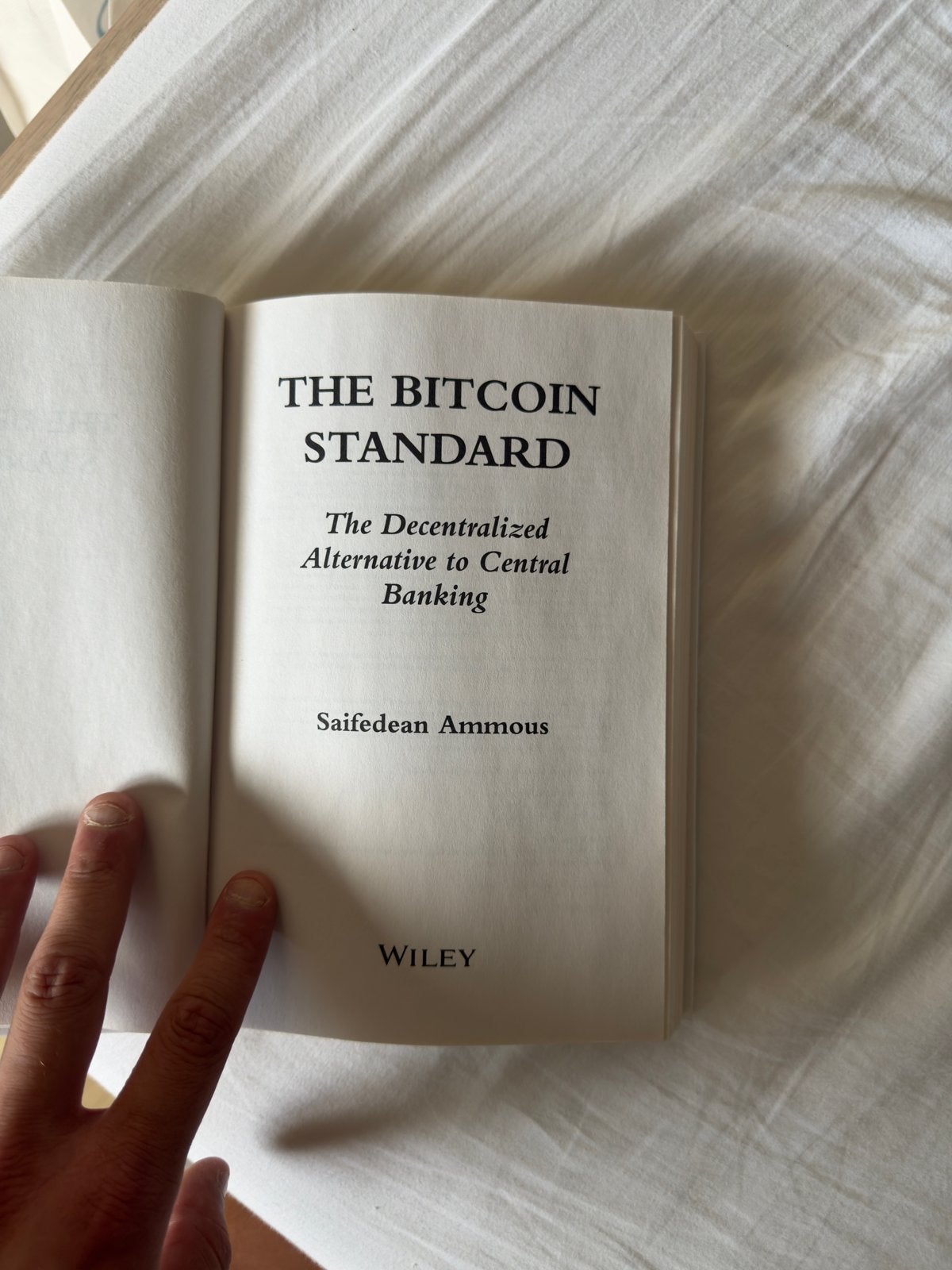 The Bitcoin Standard: Decentralized Alternative to Central B, Ophalen of Verzenden, Zo goed als nieuw, Geld en Beleggen