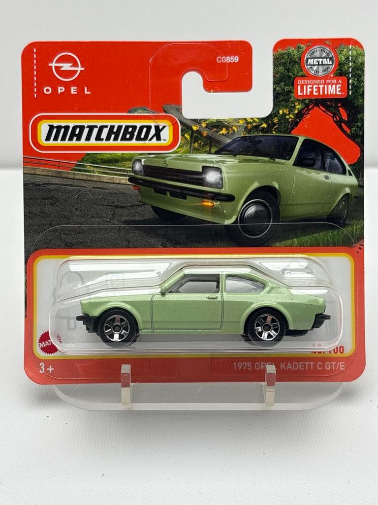 Matchbox 1975 Opel Kadett C GT/E - Nieuw in verpakking, Auto, Nieuw, Ophalen of Verzenden, Mattel