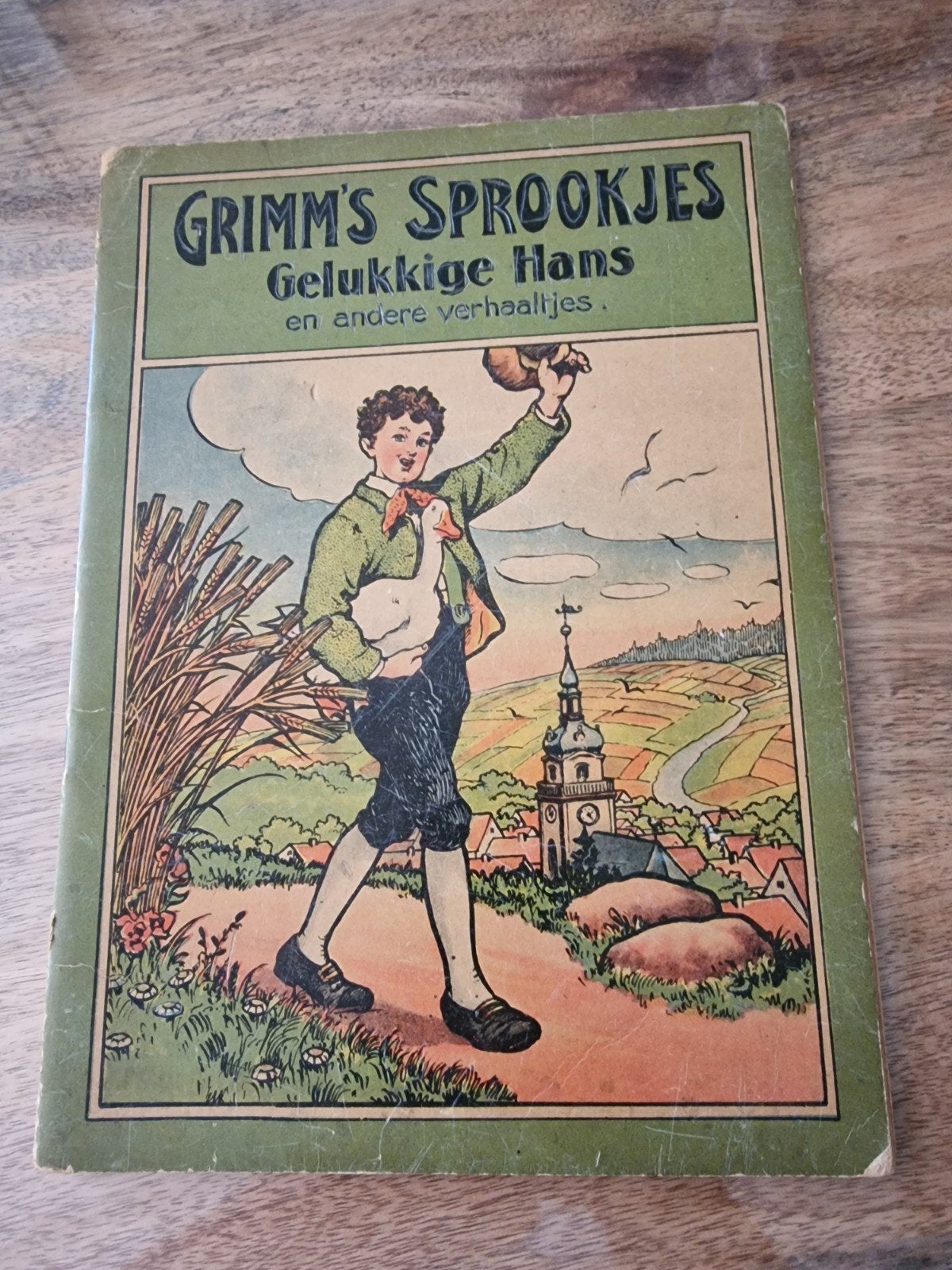 Grimm's Sprookjes - Gelukkige Hans (oud boek), Ophalen of Verzenden, Gelezen, Gebroeders Grimm