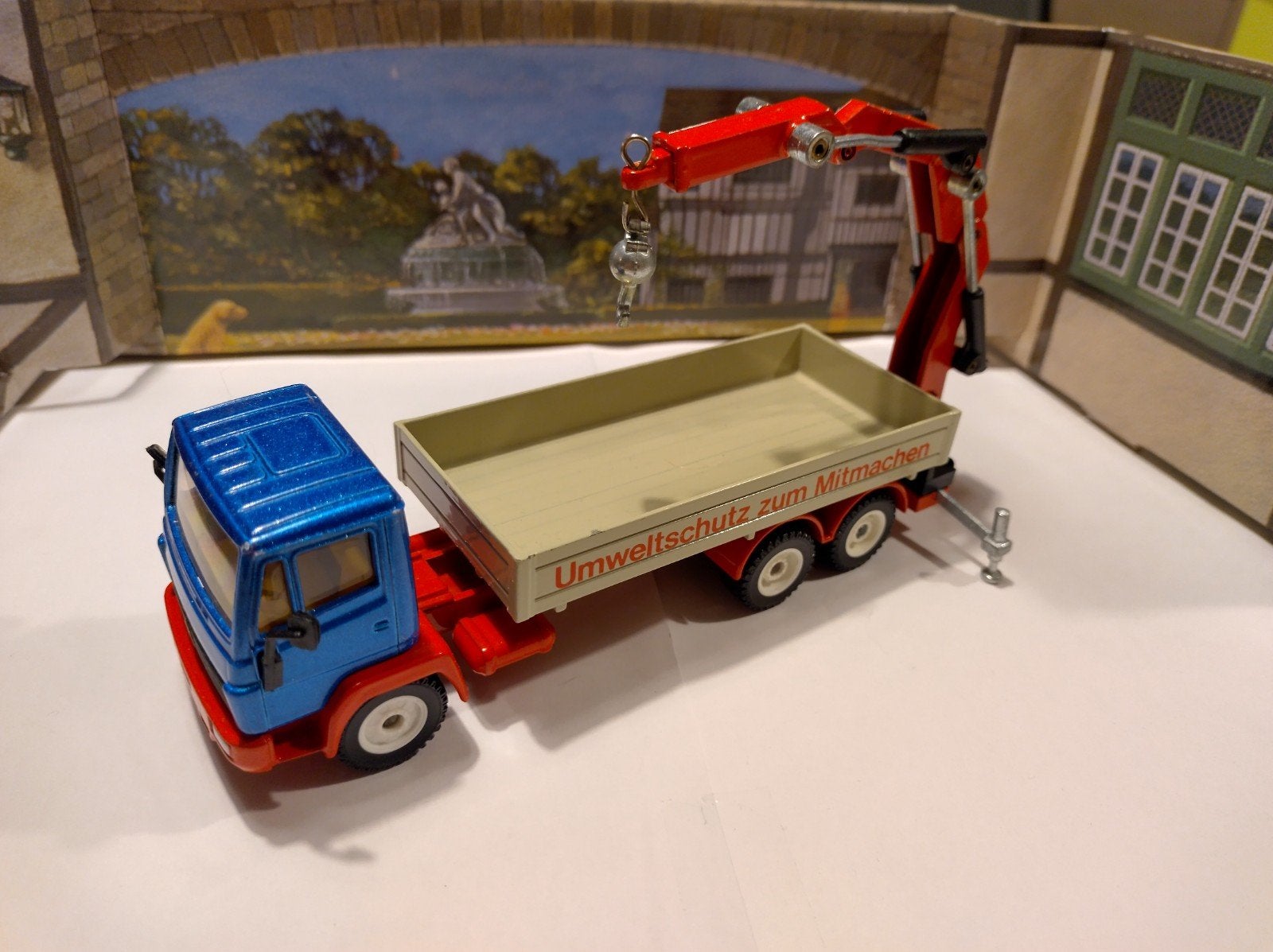 Siku Mercedes Benz Kraanwagen - Vintage Speelgoed, Ophalen of Verzenden