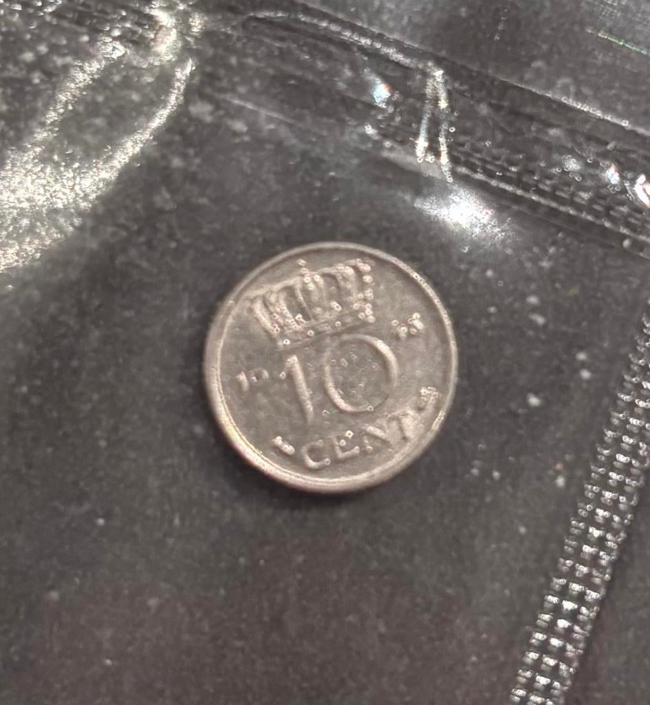 1948 Dubbeltje Koningin Wilhelmina, Postzegels en Munten, Munten | Nederland, Ophalen of Verzenden, Koningin Wilhelmina, 10 cent