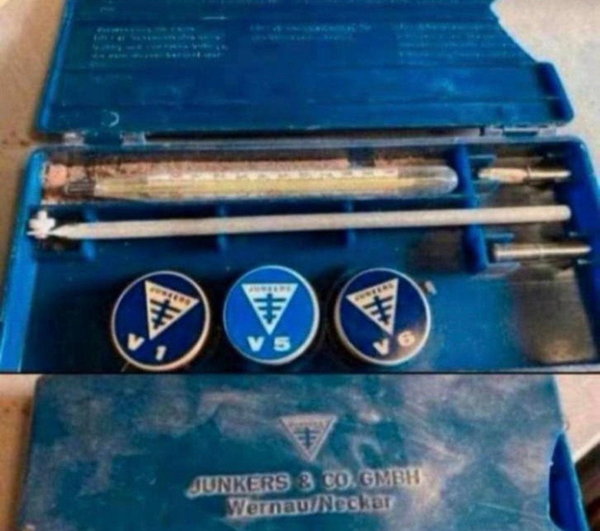 Junkers & Go Wernau Neckar temperatuur doos, Ophalen of Verzenden