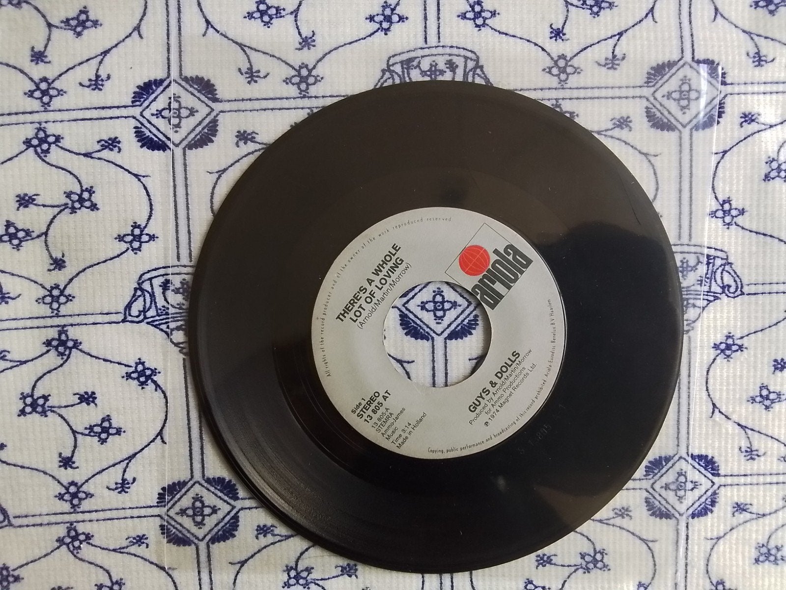 Guys & dolls          There's a whole lot of loving, Ophalen of Verzenden, Zo goed als nieuw, 7 inch, Pop