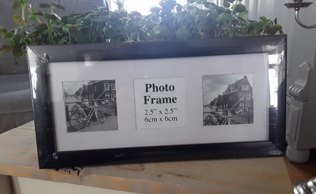 Fotolijstje zwart - nieuw in folie, Huis en Inrichting, Woonaccessoires | Lijsten, Ophalen of Verzenden, Nieuw, Kunststof
