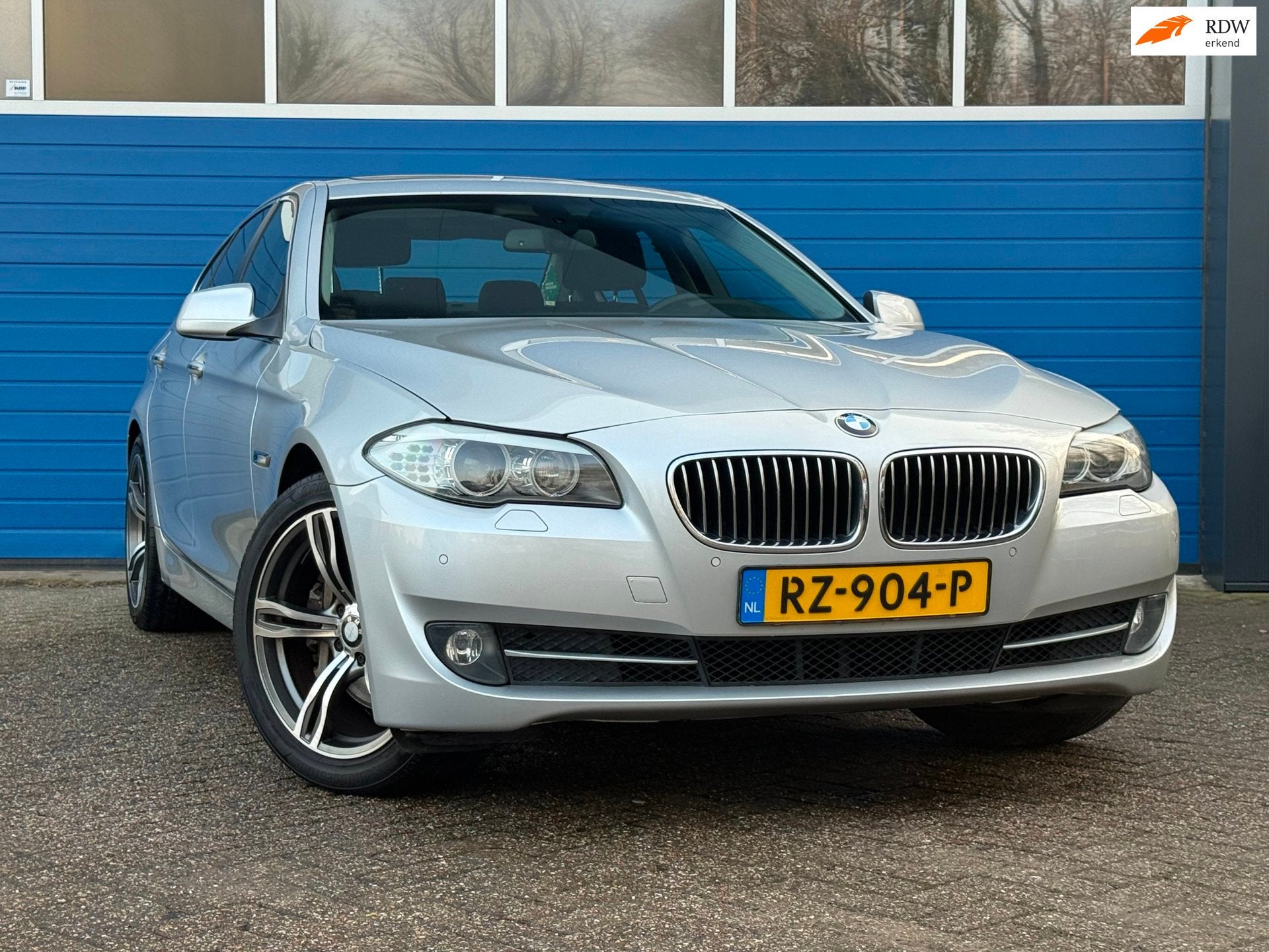 BMW 5-serie 528i Executive 245PK, Auto's, Euro 5, Gebruikt, Zwart, 4 cilinders