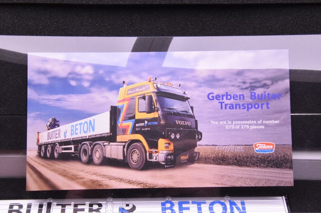 Volvo FH  '' Gerben Buiter ''  Tekno, Ophalen of Verzenden, Nieuw, Bus of Vrachtwagen, Tekno