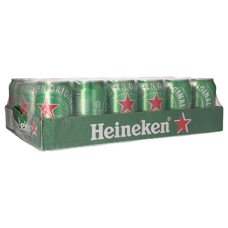 Heineken 4x tray van 24 blikjes - VOL - datum: JAN-27, Ophalen