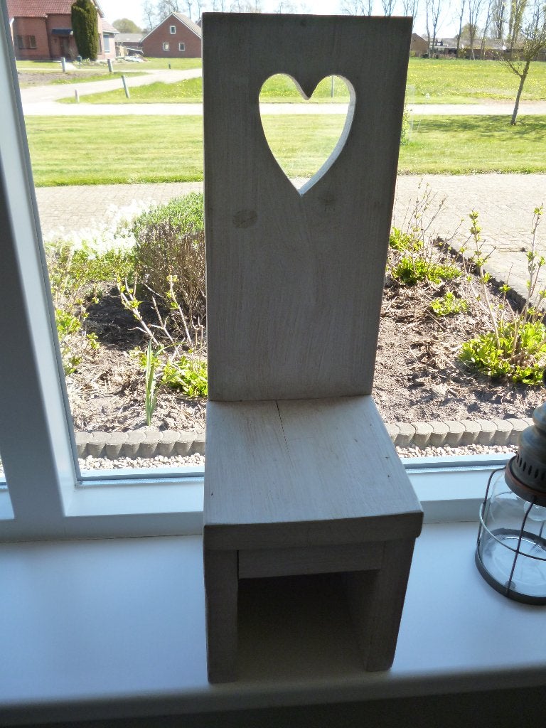 leuk decoratiestoeltje, Ophalen, Zo goed als nieuw, Lamp
