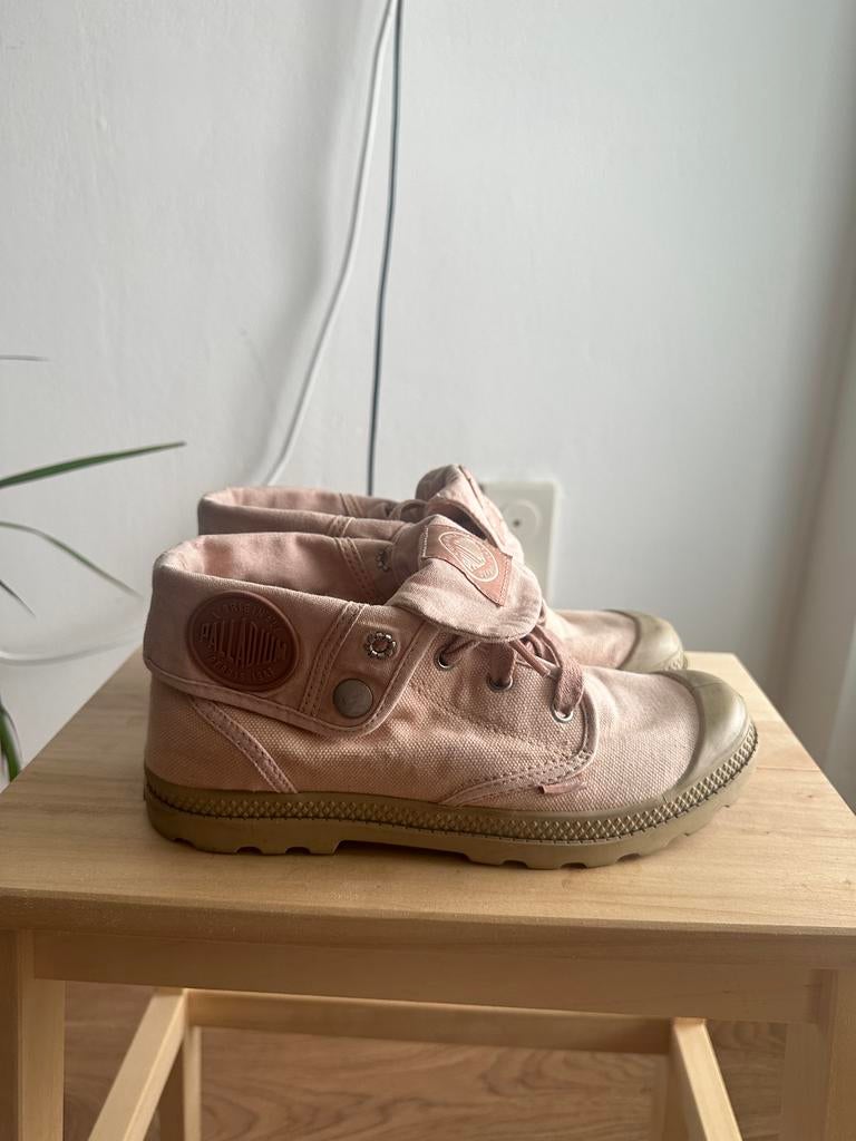 Palladium canvas schoenen roze maat 38, Ophalen of Verzenden, Zo goed als nieuw, Roze, Sneakers of Gympen