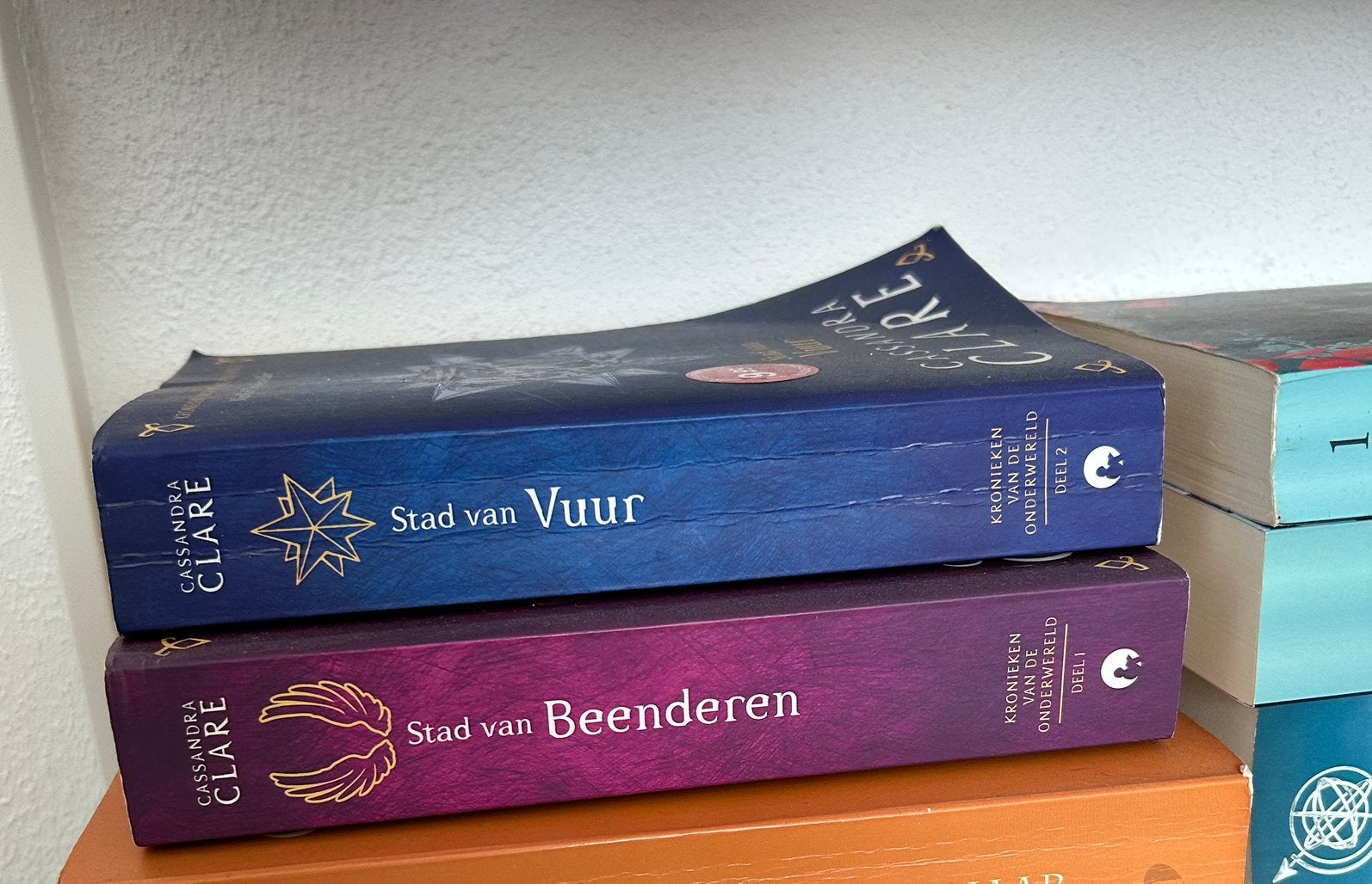 Cassandra Clare: Stad van Vuur & Stad van Beenderen, Boeken, Ophalen of Verzenden, Gelezen