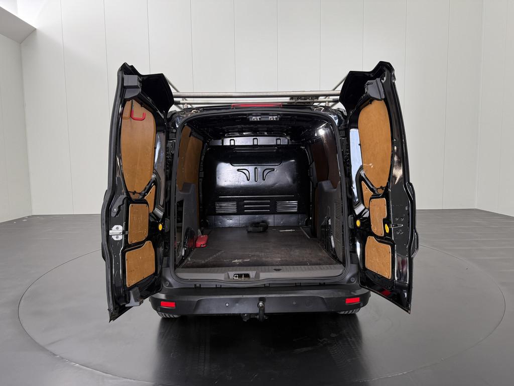 Ford Transit Connect 1.5 EcoBlue Automaat Lang | Imperiaal |, Auto's, Bestelauto's, Stof, Gebruikt, 4 cilinders, Zwart