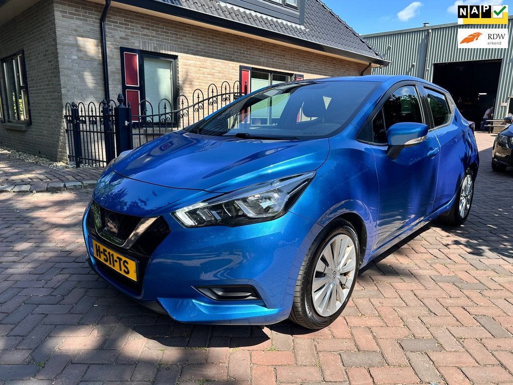 Nissan Micra 1.0 IG-T Acenta, Auto's, Nissan, Bedrijf, Te koop, Micra, ABS, Airbags, Airconditioning, Bluetooth, Boordcomputer