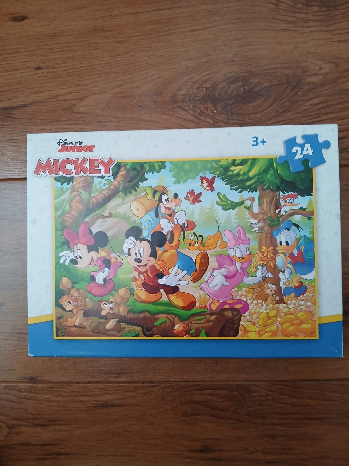 Disney Junior - Mickey Mouse - 24 stukjes, Ophalen, 10 tot 50 stukjes, Zo goed als nieuw, 4 tot 6 jaar