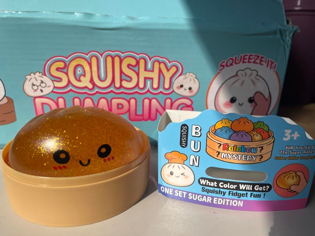 Squishy Dumpling Fidget Speelgoed - Sugar Edition, Verzamelen, Speelgoed, Ophalen of Verzenden, Zo goed als nieuw