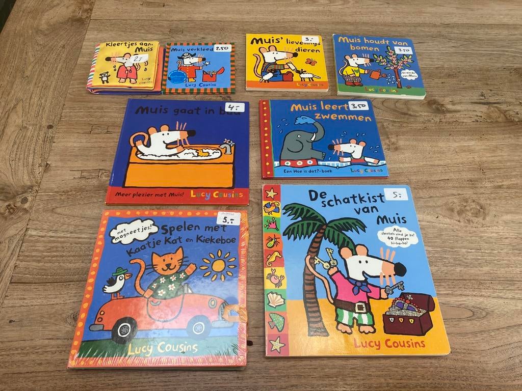 Voorleesboeken Muis, Lucy Cousins, zgan, losse verkoop, Boeken, Ophalen of Verzenden, Zo goed als nieuw