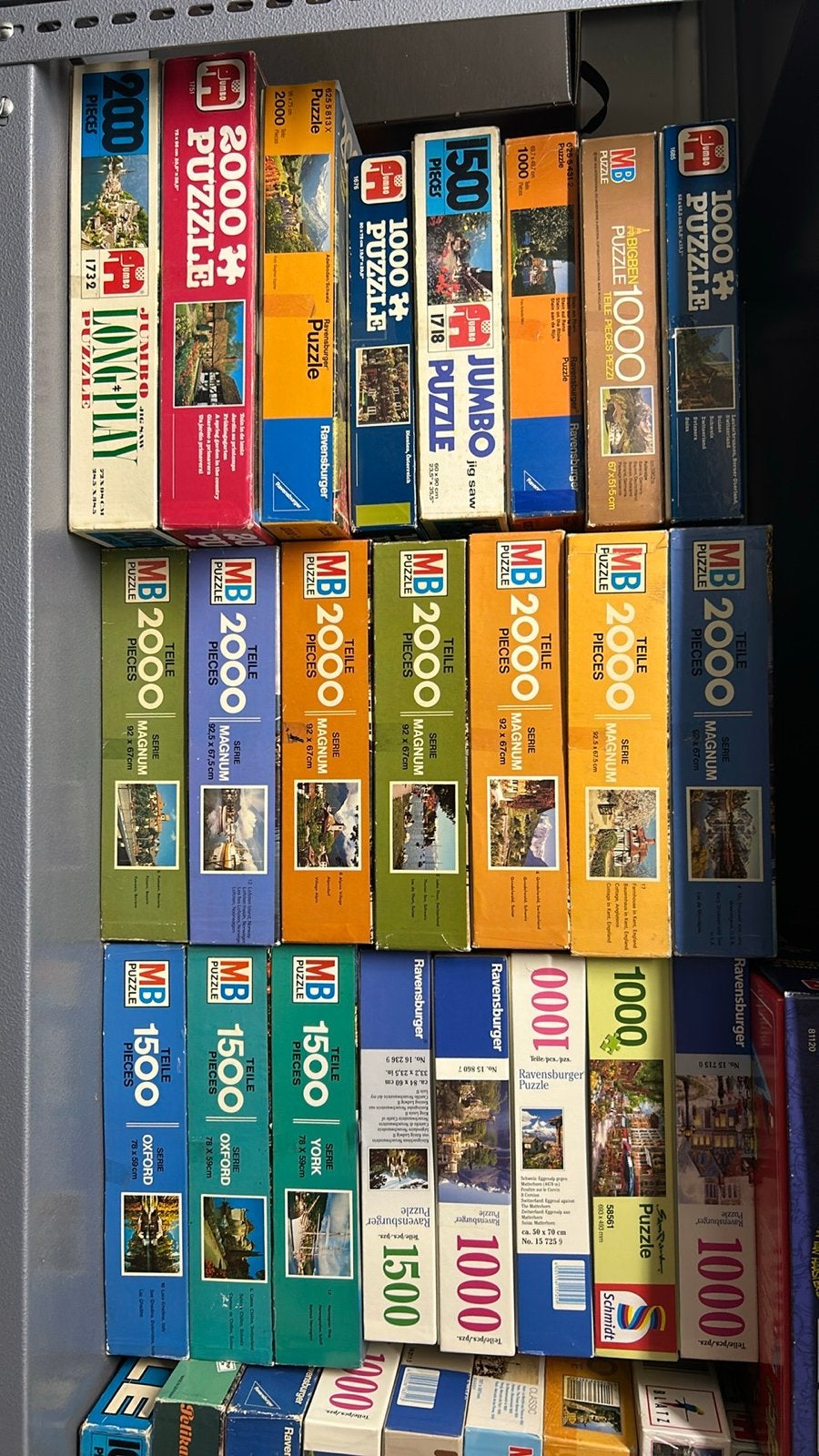 Diverse Puzzels van Verschillende Merken - Per Stuk of Set, Ophalen of Verzenden, Meer dan 1500 stukjes, Gebruikt, Legpuzzel