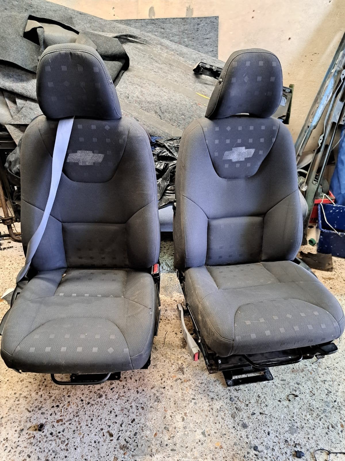 Chevrolet g20 voorstoelen op draaiplateau - Set van 2, Ophalen of Verzenden, Gebruikt, Chevrolet