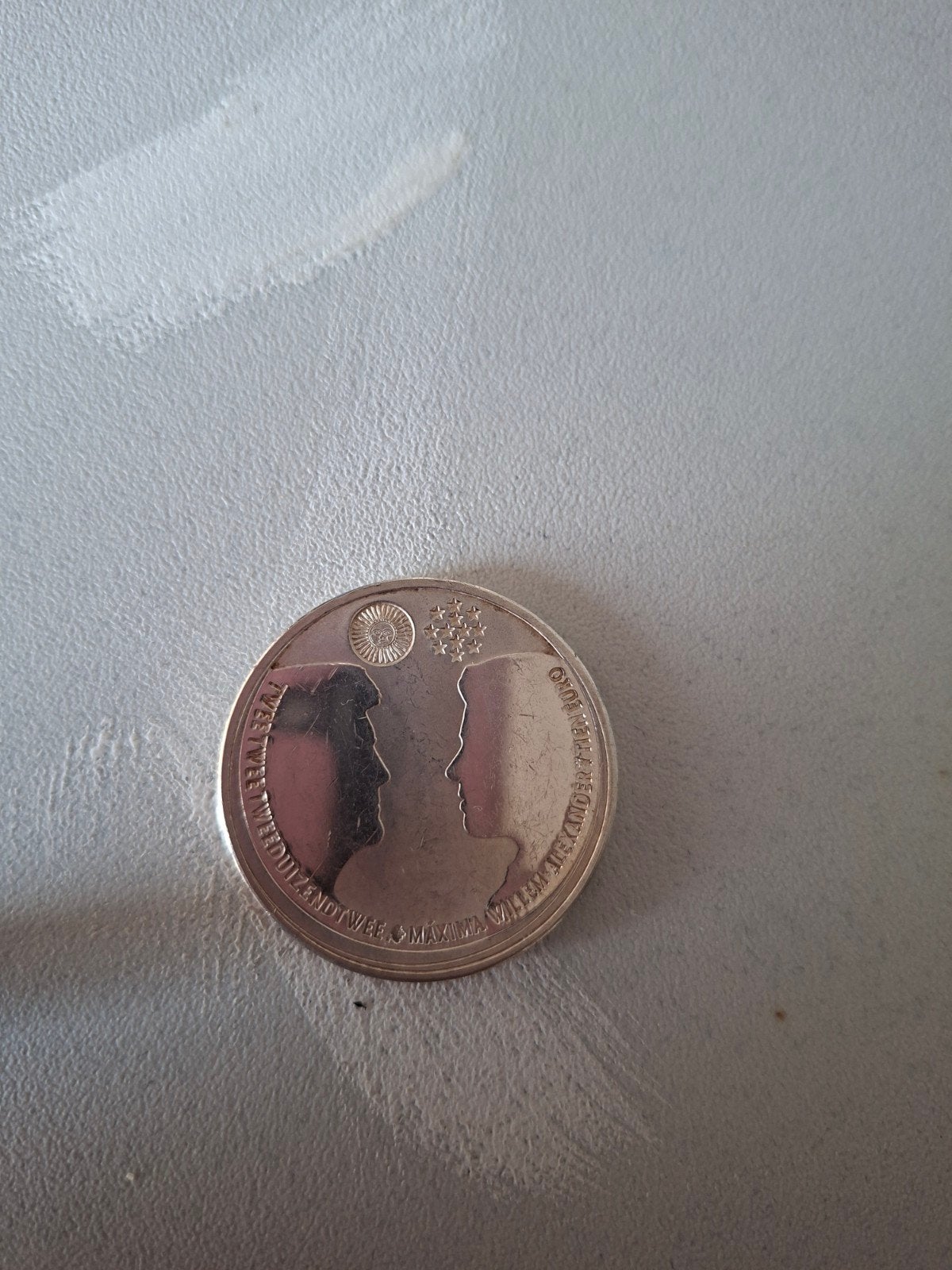 10 Euro Huwelijksmunt Willem-Alexander & Máxima 2, Ophalen of Verzenden