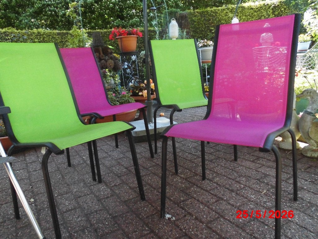 tuinmeubelen, Ophalen, 4 zitplaatsen, Aluminium, Zo goed als nieuw