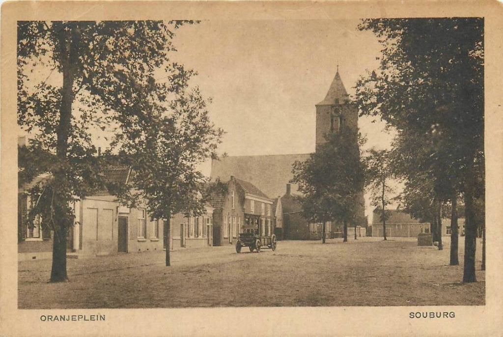 388-419-005 Souburg Oranjeplein, Verzenden, Voor 1920, Zeeland