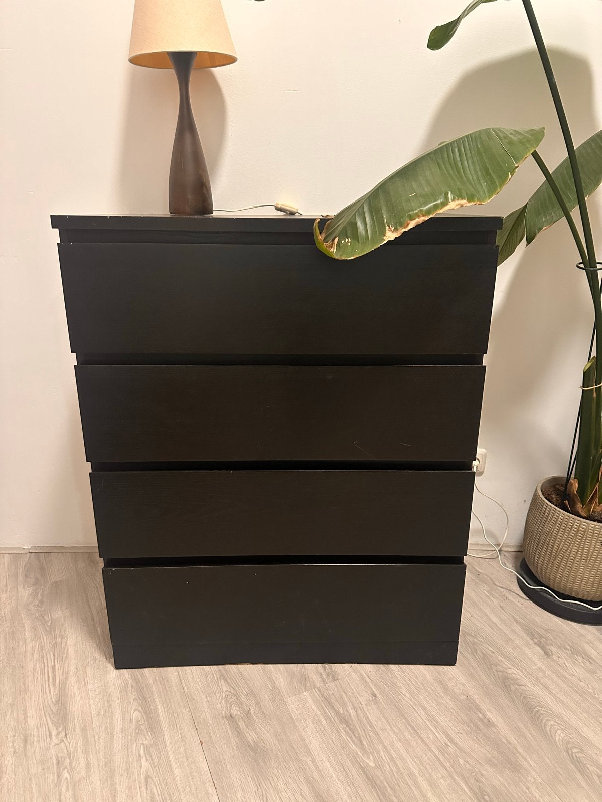 Ikea malm ladekast met 4 laden  - gratis, Ophalen, Gebruikt, 100 tot 150 cm, 50 tot 100 cm