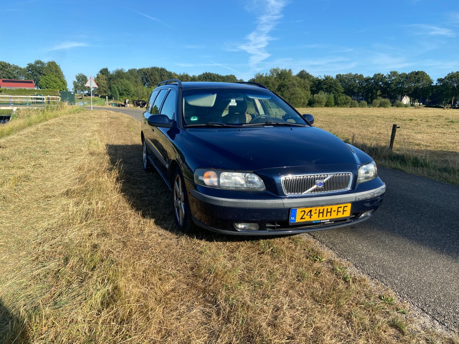 Volvo V70 2.4T 200PK 2001 Handgeschakeld, Voorwielaandrijving, 1800 kg, Blauw, Stationwagon