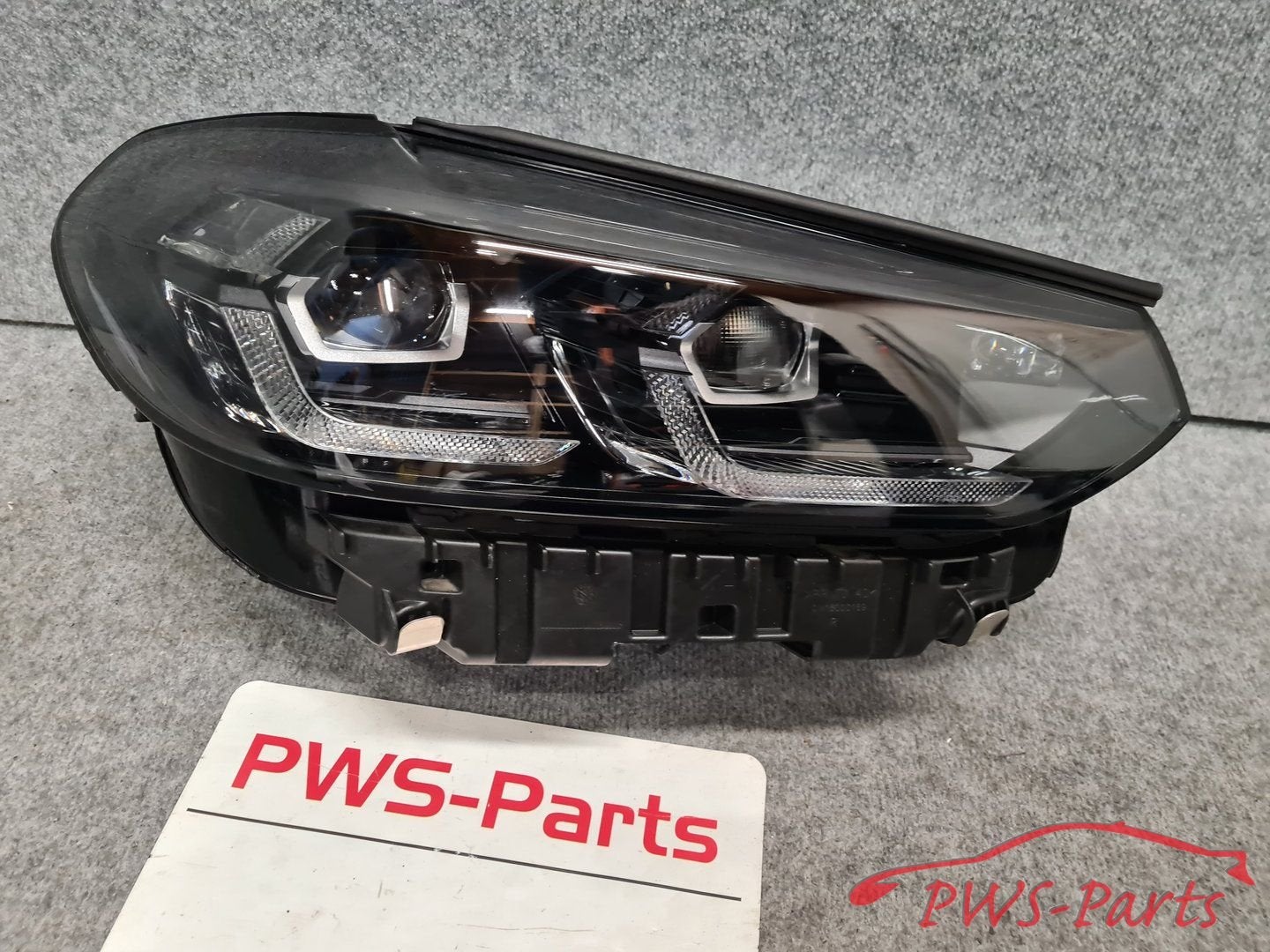 BMW X3 G01 X4 G02 LCI VOL LED KOPLAMP BLACK RECHTS ORIGINEEL, Auto-onderdelen, Verlichting, Ophalen, Gebruikt, -, -