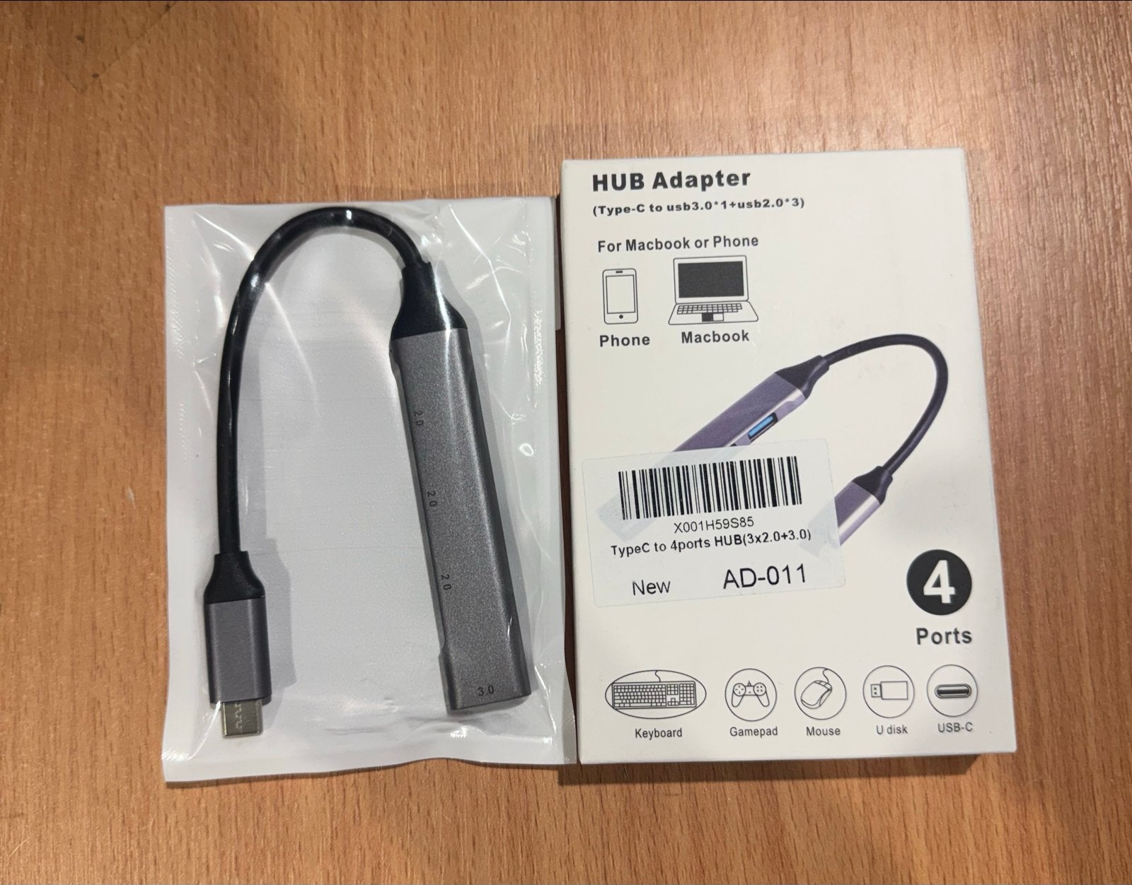 Restpartij 50x USB-C HUB Adapter 4 Poorten, Computers en Software, MMOBIEL, Nieuw, Kleibultweg 101, Sander@mmobiel.com