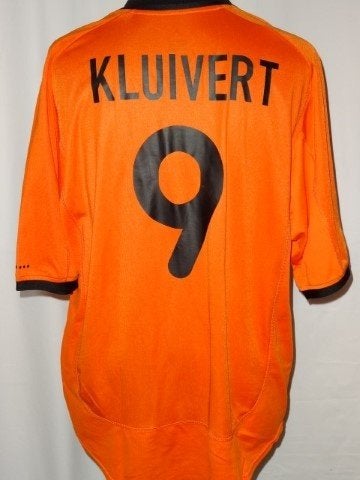 voetbalshirt Nederland nummer 9 Kluivert maat XL, Sport en Fitness, Voetbal, Maat XL, Verzenden, Zo goed als nieuw, Shirt