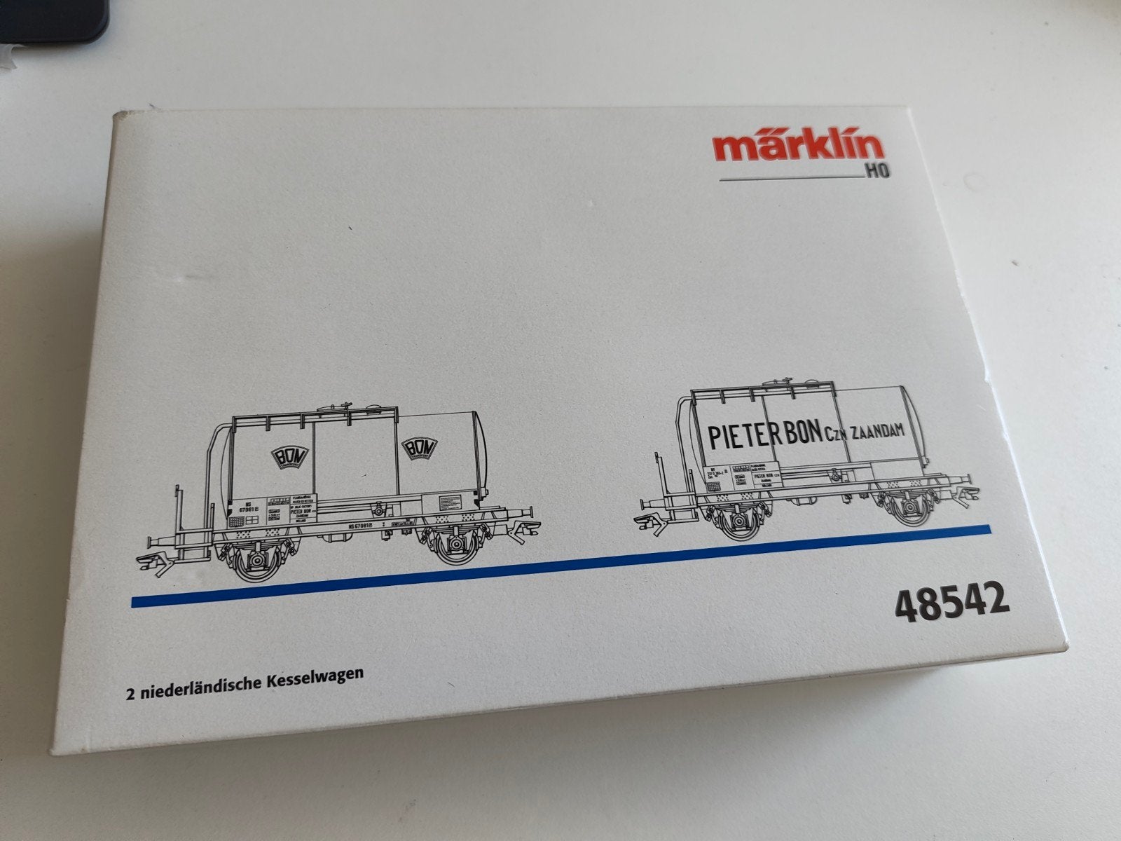 Märklin set ketelwagens NS, nr 48542, Wisselstroom, Wagon, Ophalen of Verzenden, Märklin